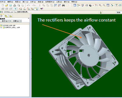 Fan with high pressure and large air- flow for welding machine